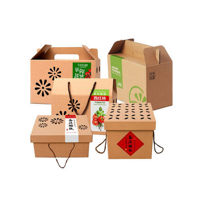 Contenitori d'imballaggio d'imballaggio di regalo di Ardboard della scatola pieghevole della frutta su ordinazione