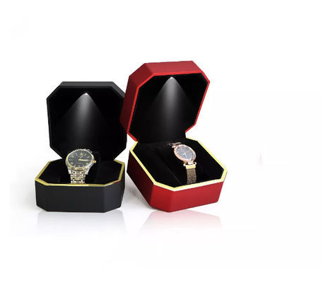 Scatola d'imballaggio dell'orologio dell'ottagono dell'OEM Scatola di orologio principale fatta a mano