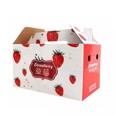 Cartone ondulato d'imballaggio del contenitore di verdure di frutta fresca riciclabile