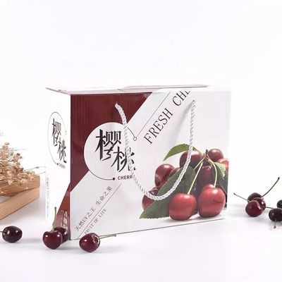 I materiali riciclati fruttificano scatole di spedizione d'imballaggio di frutta del cartone delle scatole