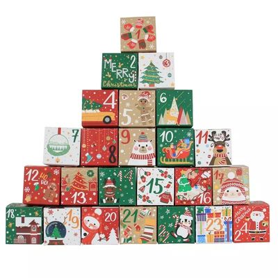 Colore di lusso dei contenitori di regalo di Candy di festa del cartone multi 10*10*10cm
