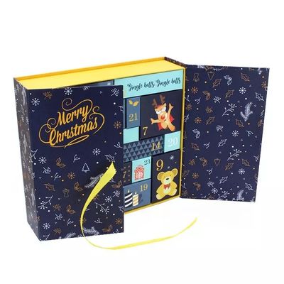 ODM Advent Calendar Boxes dell'OEM rettangolare dei contenitori di regalo del cartone di Natale