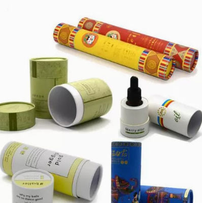 Il contenitore d'imballaggio di metropolitana di carta rotonda del mestiere ha personalizzato il contenitore d'imballaggio cosmetico
