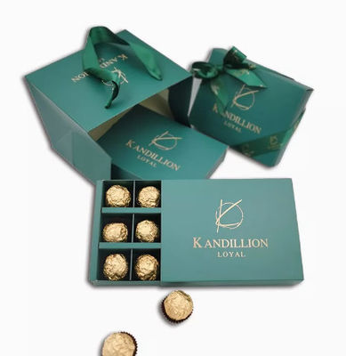 Confezione regalo scatola di dolciumi scatola d'avorio Pantone Chocolate Paper Box