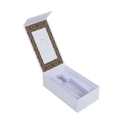 Contenitore di regalo biodegradabile dell'oro e del nero, cartone Matte Packaging Box With Insert