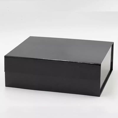 Incida copre lo SGS magnetico nero biodegradabile d'imballaggio del contenitore di regalo della scatola