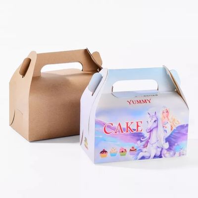 Pantone ha personalizzato la verniciatura piegante impermeabile al grasso del contenitore di carta di scatola di imballaggio per alimenti