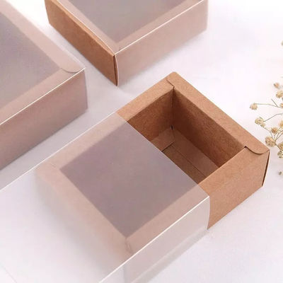 Contenitore di cuoio di unità di elaborazione di Pantone che fa scorrere la scatola pieghevole TUV del regalo del cassetto di Kraft