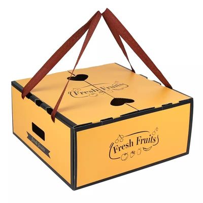 Contenitori di spedizione di stampa su ordinazione di verdure di cartone dei contenitori di imballaggio del cartone per frutta