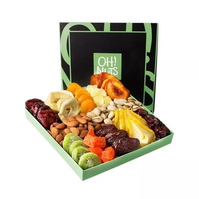 L'imballaggio decorativo stampato del regalo di nozze inscatola il contenitore di imballaggio asciutto della frutta di Diwali vuoto