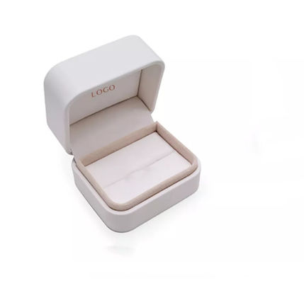 Contenitori di gioielli magnetici delle similpelle del ODM Ring Gift Boxes Logo Printed ISO9001