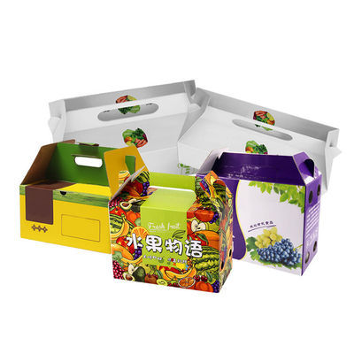 Contenitori d'imballaggio d'imballaggio di regalo di Ardboard della scatola pieghevole della frutta su ordinazione