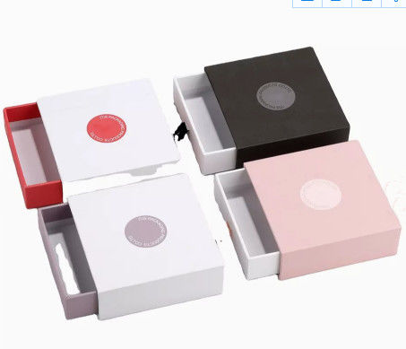 Contenitore di regalo della carta della vernice di Pantone Ring Jewelry Packaging Box Kraft