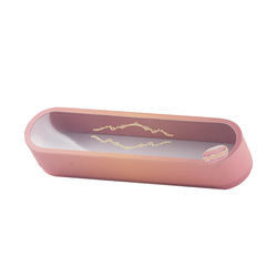 Stampa d'imballaggio rosa del contenitore di regalo del biscotto di Macaron riciclabile con la finestra