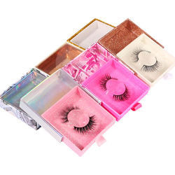 Contenitore d'imballaggio di ciglio su ordinazione di Mink Lash Boxes Recycable Private Label