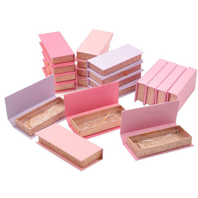 Contenitore d'imballaggio di ciglio su ordinazione di Mink Lash Boxes Recycable Private Label