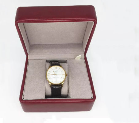 Contenitore di cuoio ambientale di unità di elaborazione che imprime il ODM di lusso della cassa del regalo dell'orologio
