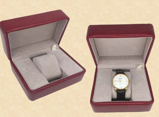 Contenitore di cuoio ambientale di unità di elaborazione che imprime il ODM di lusso della cassa del regalo dell'orologio