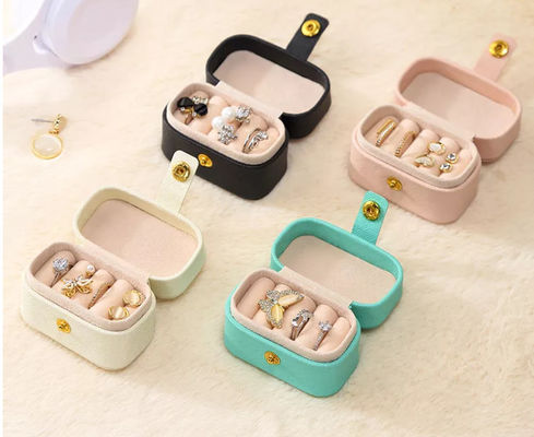Il ODM Mini Travel Jewelry Box Organizer imprime lo SGS portatile di cuoio dell'unità di elaborazione