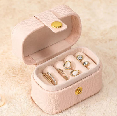 Il ODM Mini Travel Jewelry Box Organizer imprime lo SGS portatile di cuoio dell'unità di elaborazione