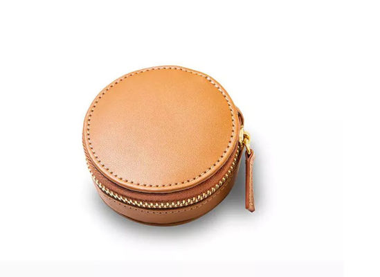 Il controllo di qualità di cuoio Mini Jewelry Box With Zipper del contenitore di unità di elaborazione del minimalista incide