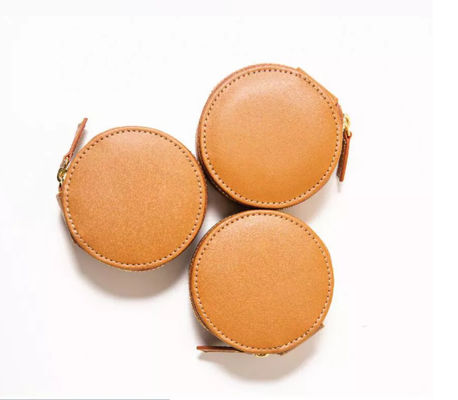 Il controllo di qualità di cuoio Mini Jewelry Box With Zipper del contenitore di unità di elaborazione del minimalista incide