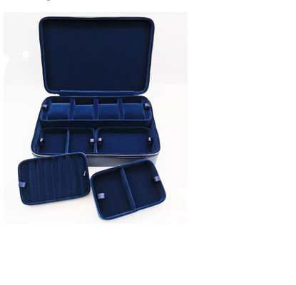 Cassa per orologi di cuoio del contenitore di gioielli di viaggio del cartone del contenitore di unità di elaborazione del ODM ISO9001