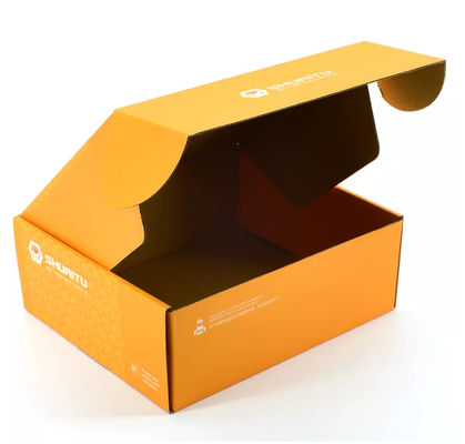 Ricambi auto di CMYK che imballano la carta della scatola che vernicia LOGO su ordinazione arancio BSCI