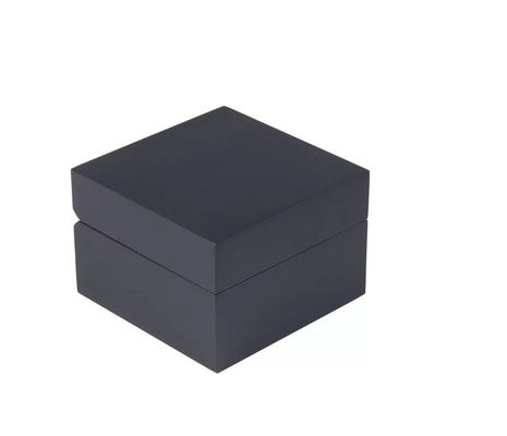 Quadrato nero su misura del cuoio di Matte Single Watch Boxes Pu di legno