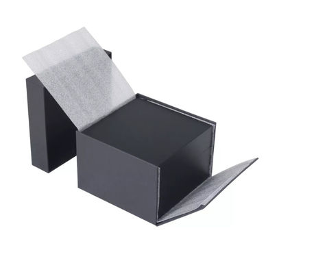 Quadrato nero su misura del cuoio di Matte Single Watch Boxes Pu di legno