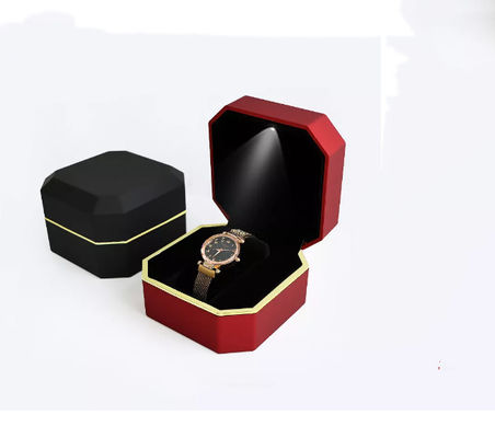 Scatola d'imballaggio dell'orologio dell'ottagono dell'OEM Scatola di orologio principale fatta a mano