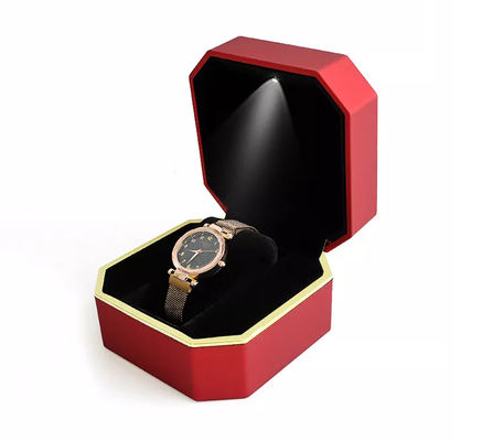 Scatola d'imballaggio dell'orologio dell'ottagono dell'OEM Scatola di orologio principale fatta a mano