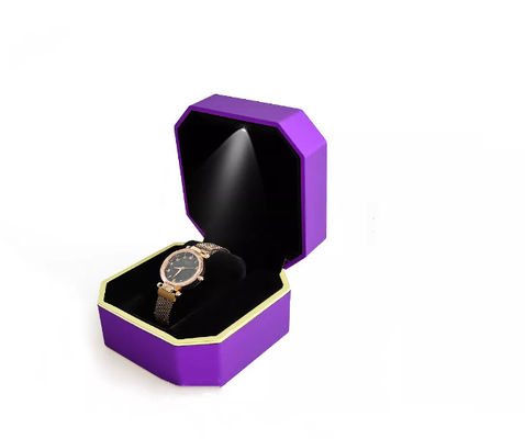 Scatola d'imballaggio dell'orologio dell'ottagono dell'OEM Scatola di orologio principale fatta a mano