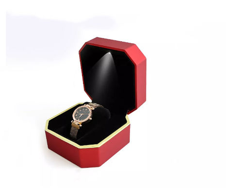 Scatola d'imballaggio dell'orologio dell'ottagono dell'OEM Scatola di orologio principale fatta a mano