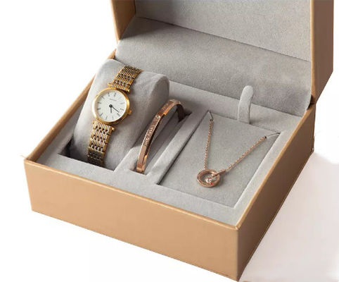 Velluto di qualità superiore d'imballaggio 15*13*7.6cm del contenitore di orologio di Ruizhuo