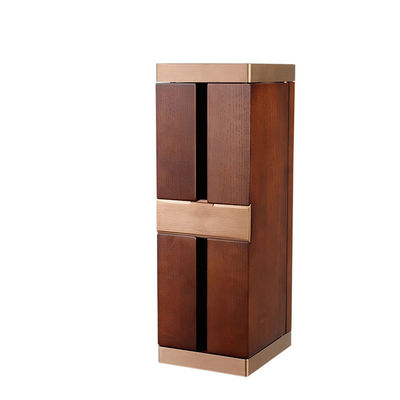 Il MDF impiallaccia il cartone fatto a mano di legno di carta del contenitore di regalo del vino per la singola bottiglia