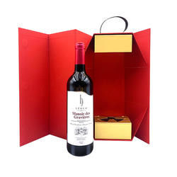 Certificazione su misura dei contenitori di regalo della bottiglia di vino di dimensione ISO9001