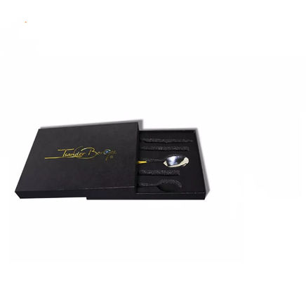 Contenitore di regalo di timbratura caldo dell'insieme della coltelleria di iso di Logo Dinnerware Packaging Boxes