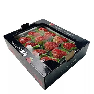 Art Paper C1S ha ondulato i contenitori Matt Lamination di fragola del cartone