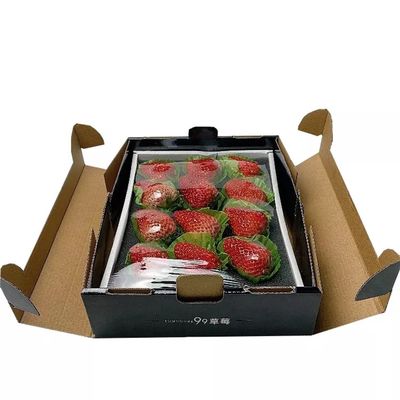 Art Paper C1S ha ondulato i contenitori Matt Lamination di fragola del cartone