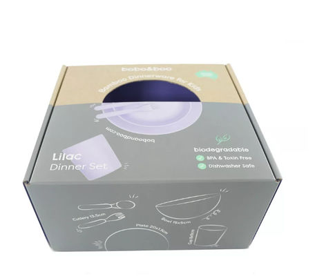 Logo Folding Cardboard Box Packaging su ordinazione per il padellame delle stoviglie