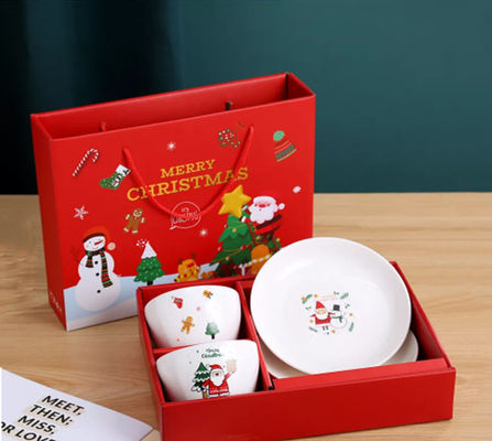 Certificato sostenibile REALE di iso del contenitore di regalo del piatto di cena della decorazione