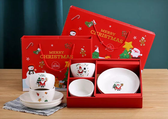 Certificato sostenibile REALE di iso del contenitore di regalo del piatto di cena della decorazione