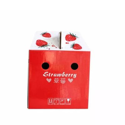 Cartone ondulato d'imballaggio del contenitore di verdure di frutta fresca riciclabile