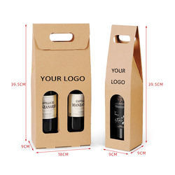 Contenitori stampati su ordinazione ricoprenti UV di lucidatura di vino dei contenitori di regalo della bottiglia di vino