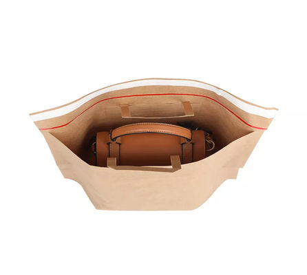 Iso biodegradabile di Tote Bag della carta kraft della borsa CMYK di carta kraft