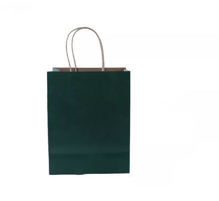 La borsa Pantone durevole di carta kraft della maniglia porta via la borsa dell'alimento