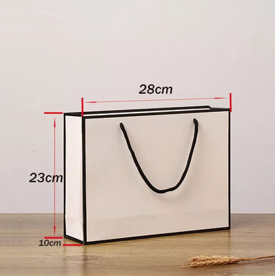 Iso riciclabile della borsa del regalo della maniglia della corda del cartone della borsa di carta kraft
