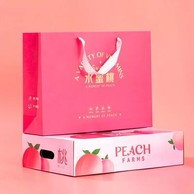 Contenitori d'imballaggio di frutta del cartone ondulato che verniciano i contenitori di imballaggio di Apple