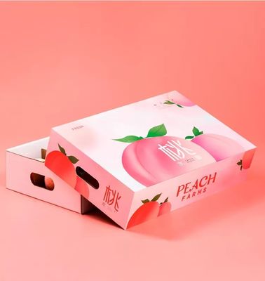 Contenitori d'imballaggio di frutta del cartone ondulato che verniciano i contenitori di imballaggio di Apple